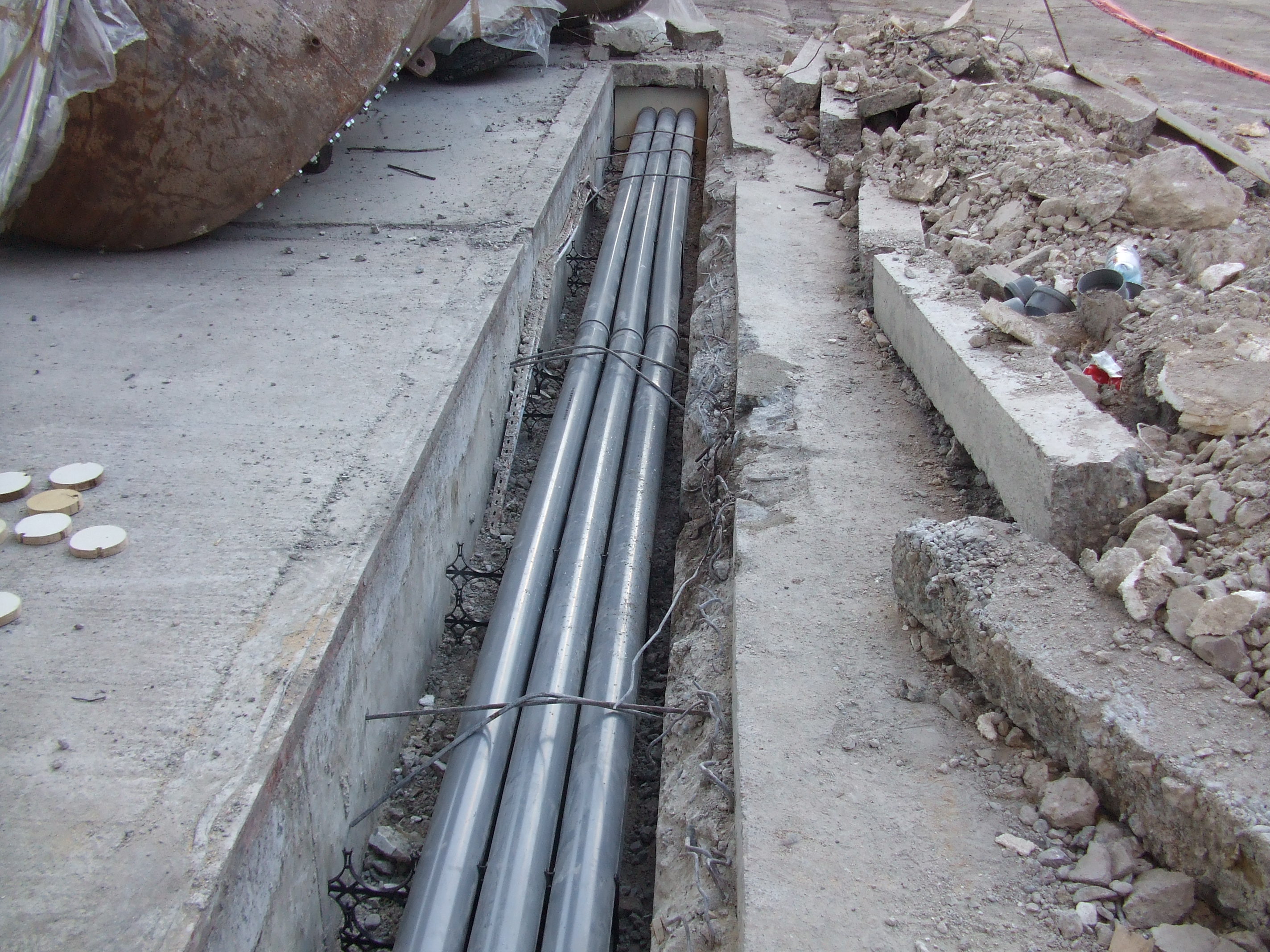 Construction of cable ducts